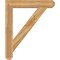 Ekena Millwork Traditional Craftsman Rough Sawn Bracket, Western Red Cedar, 6"W x 40"D x 48"H BKT06X40X48TRA04RWR - alternate 3